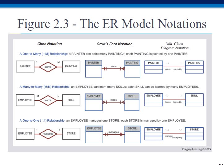 The ER Model Notations