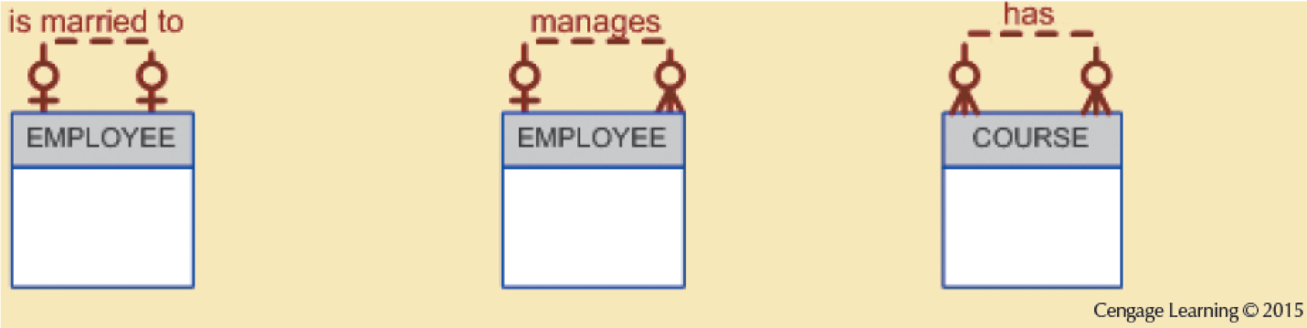 An ER Representation of Recursive Relationships